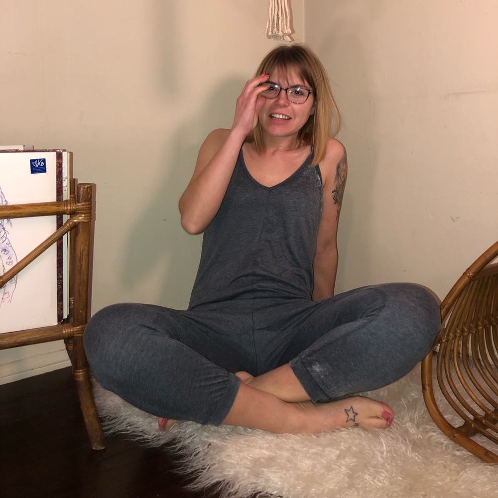 Zara cotton jumpsuit